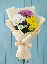 Букет цветов из:  Хризантемы в Першино