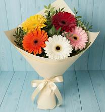 Букет цветов из:  Герберы в Першино