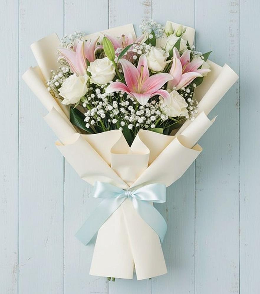 Букет цветов из: Лилии в Першино