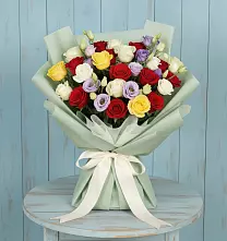 Букет цветов из:  Розы в Першино