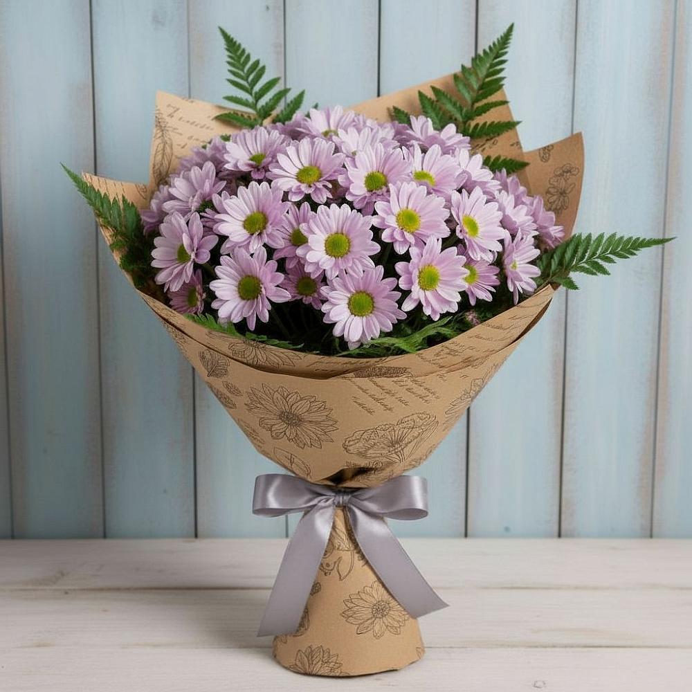 Букет цветов из: Хризантемы в Першино