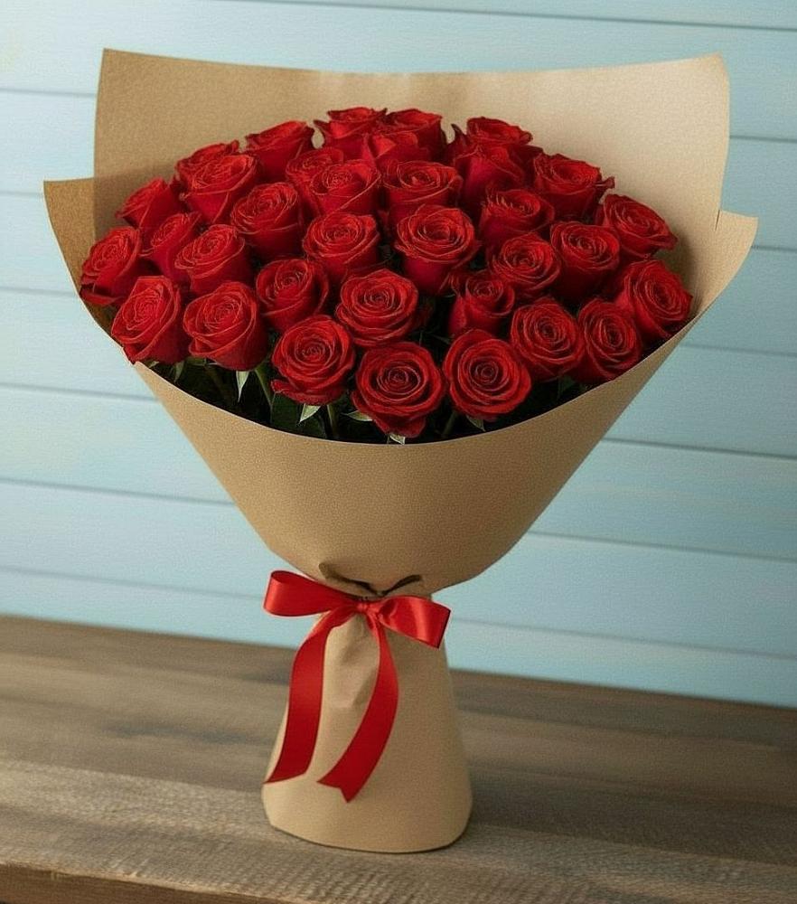 Букет Красные розы Милано в Першино