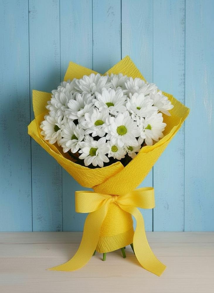 Букет цветов из: Хризантемы в Першино