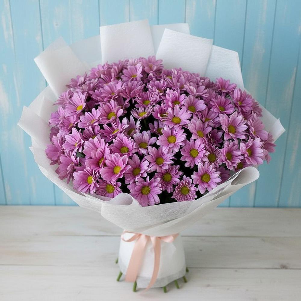 Букет цветов из: Хризантемы в Першино