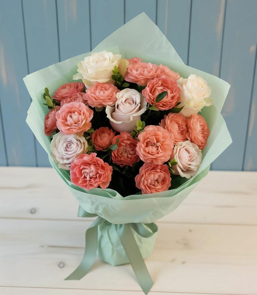 Букет цветов из: Розы в Першино