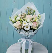 Букет цветов из:  Розы и Лизиантусы в Першино