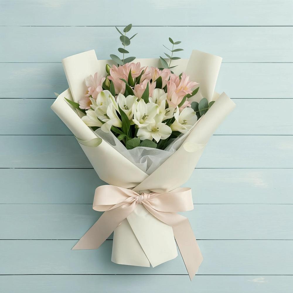 Букет цветов из: Альстромерии в Першино