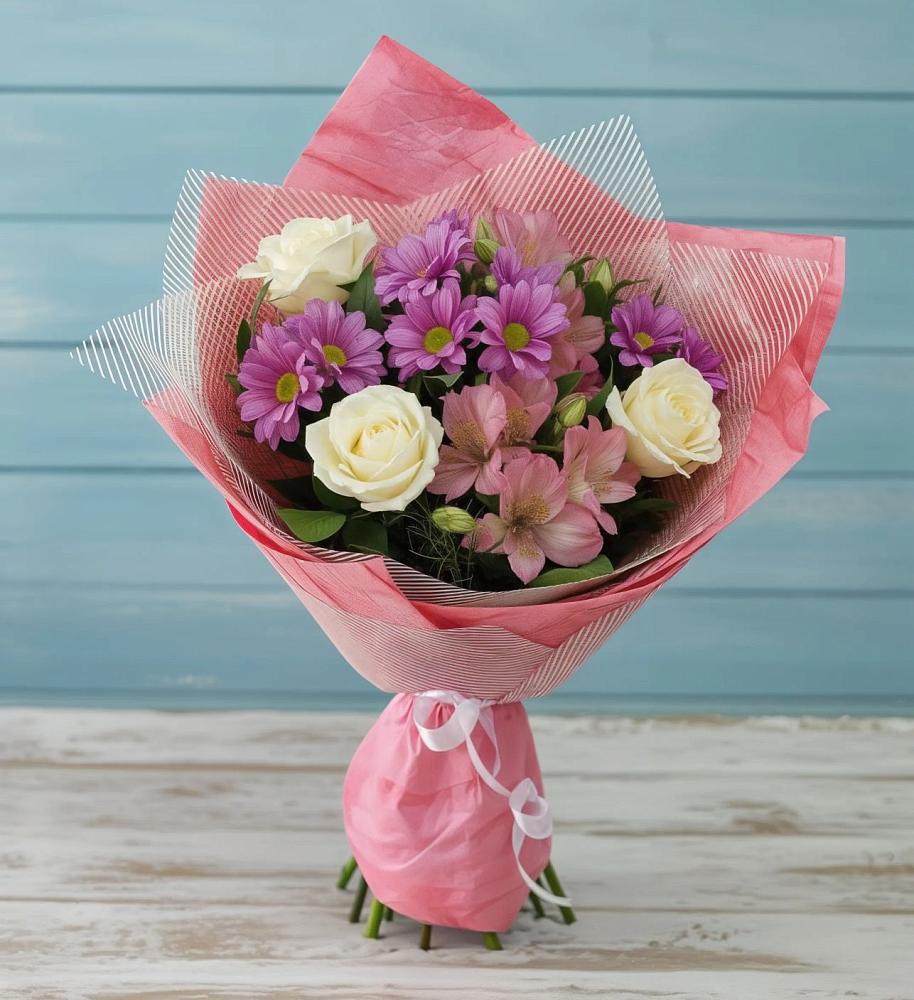 Букет цветов из: Герберы в Першино