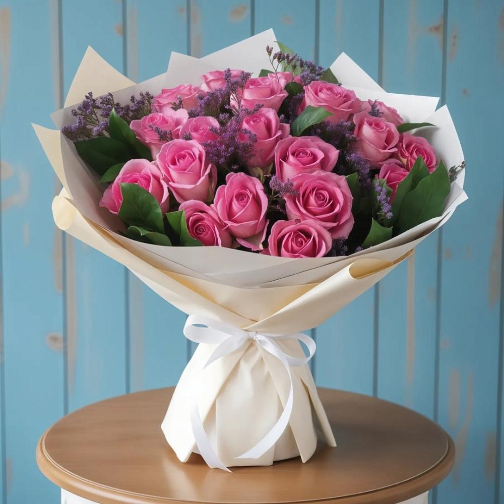 Букет цветов из: Розы в Першино